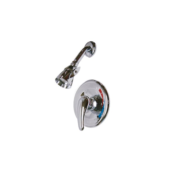 Kingston Brass Shower Faucet, Polished Chrome, Wall Mount KB6651LLSO - main